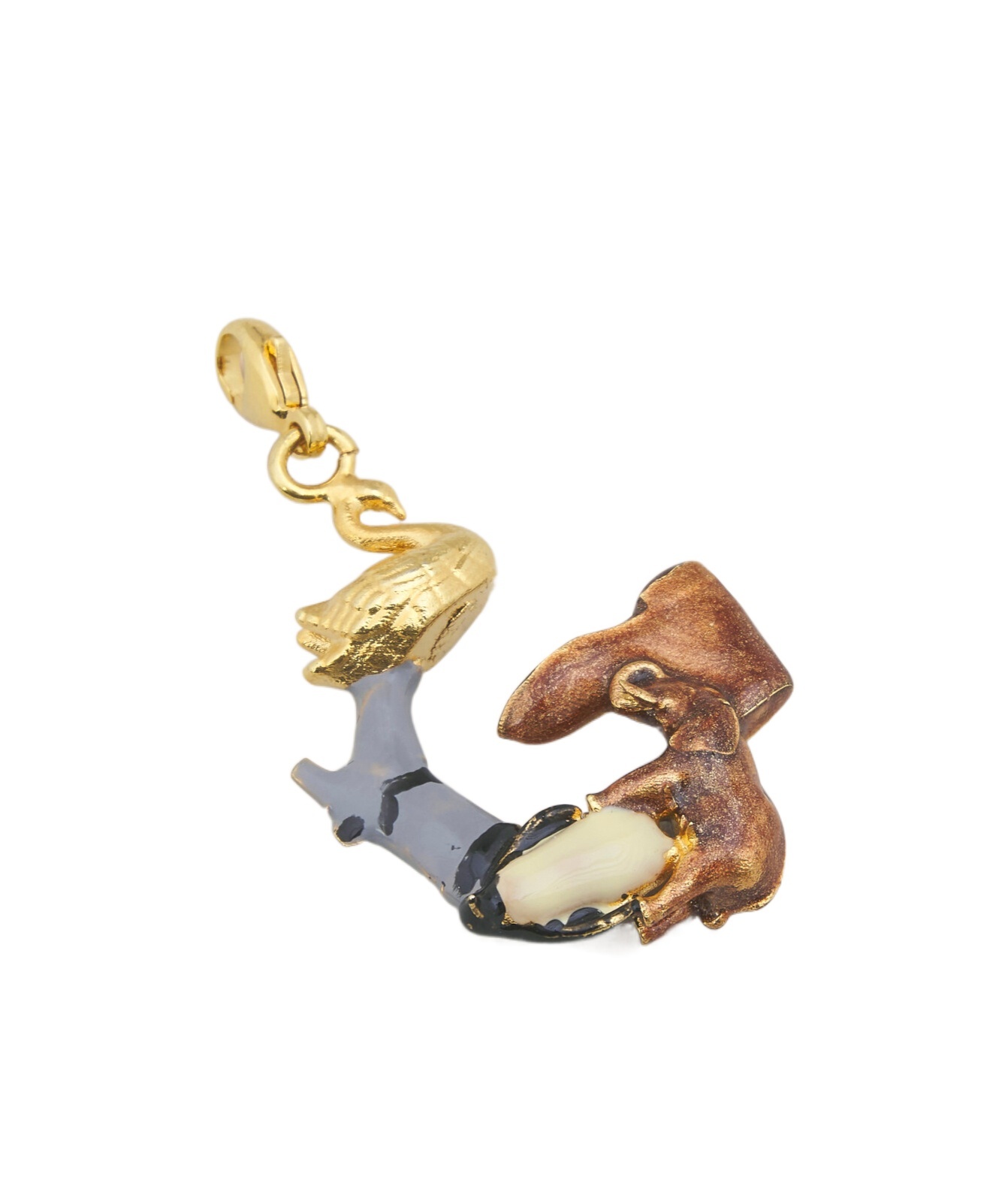 Marni Alphabet G Charm Pendant In Gold