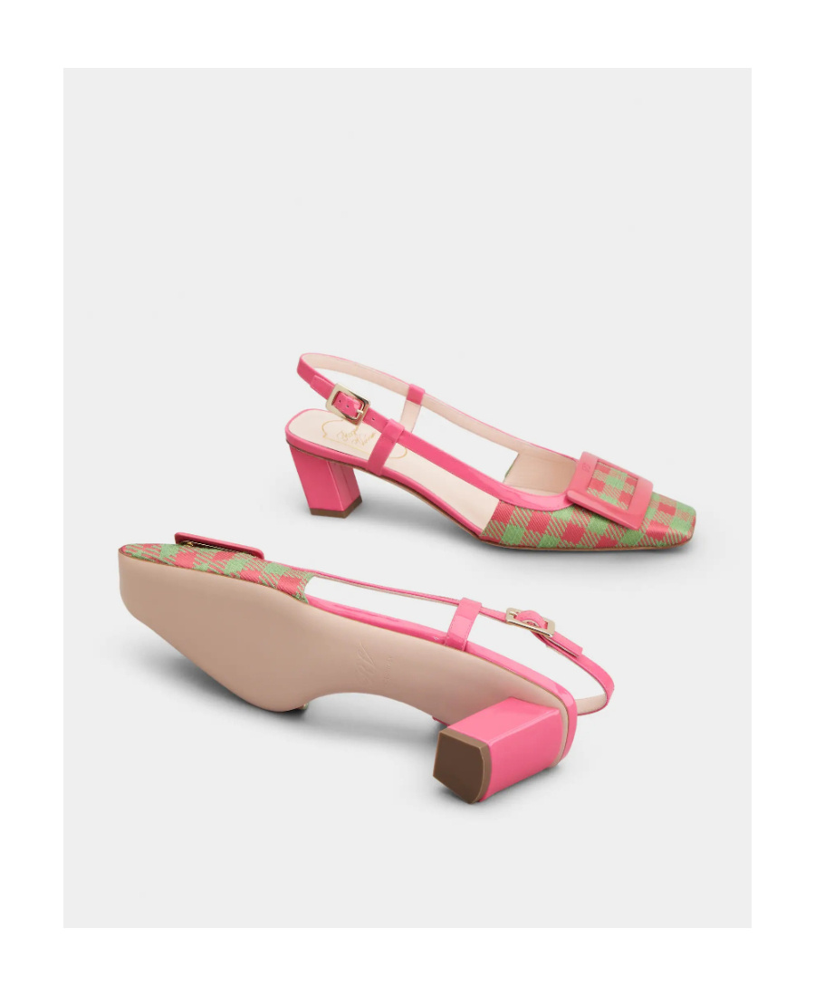 Roger Vivier Belle Vivier High Heels With Metal Buckle Back Loop In Red