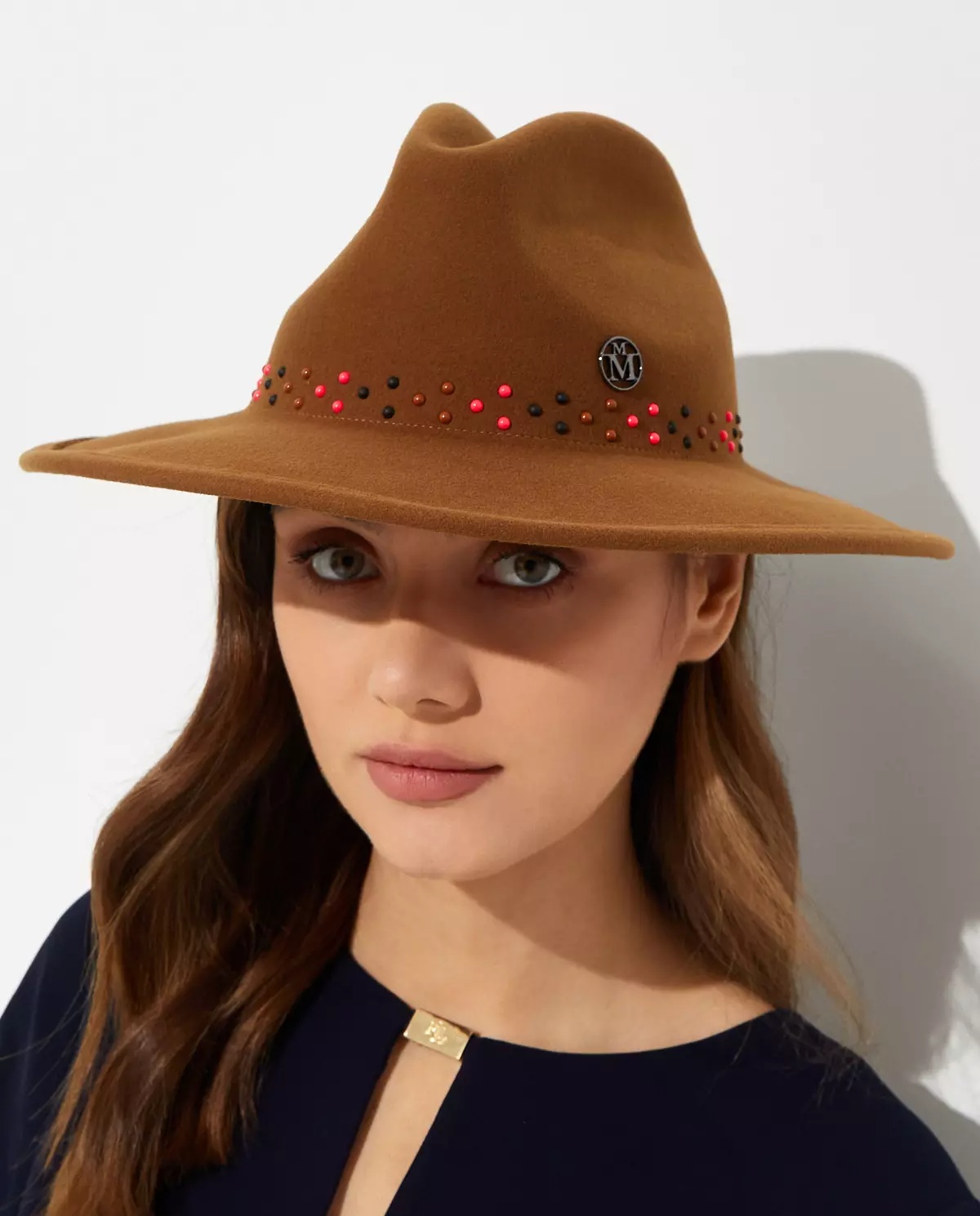 MAISON MICHEL LOGO HAT 