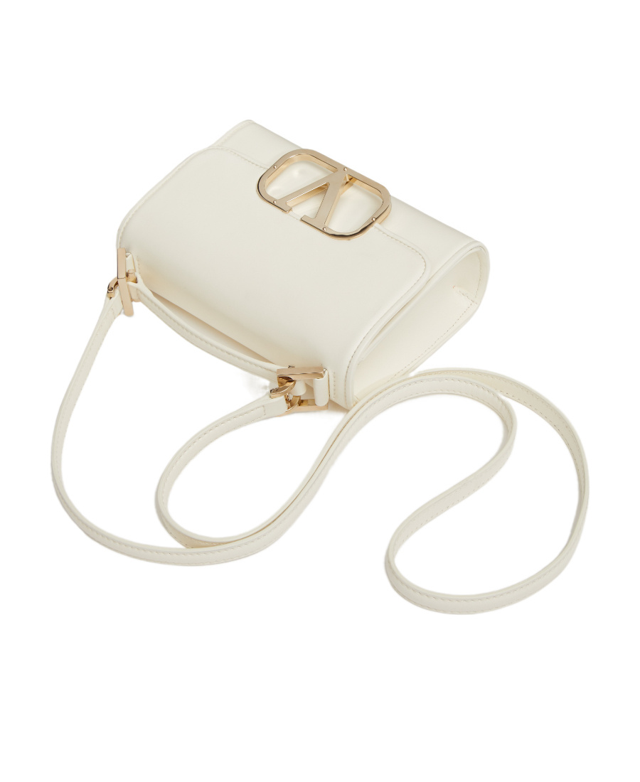 Valentino Garavani Vlogo Signature Shoulder Bag In White