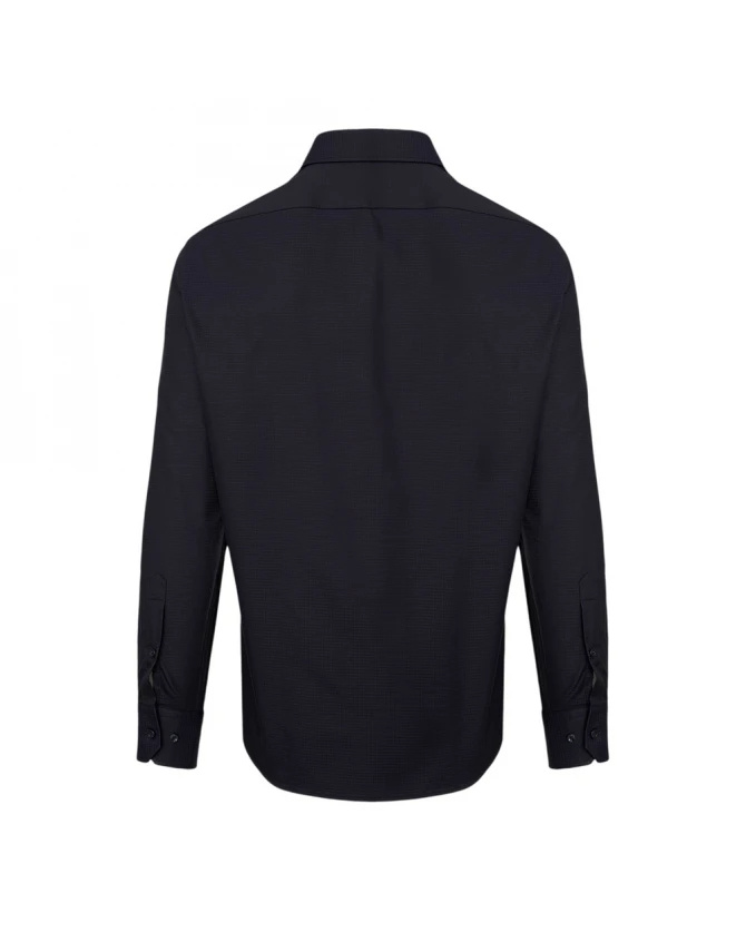 Hugo Boss Long-sleeved Shirt In Blue