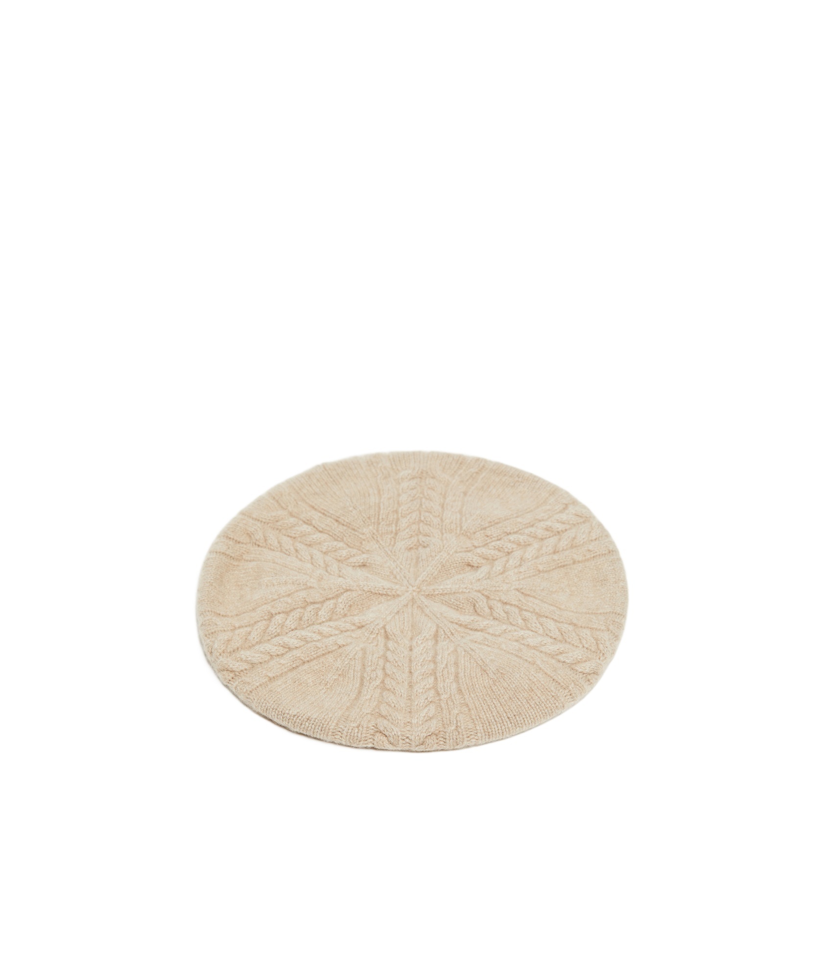 Max Mara Cashmere Beret In Nude