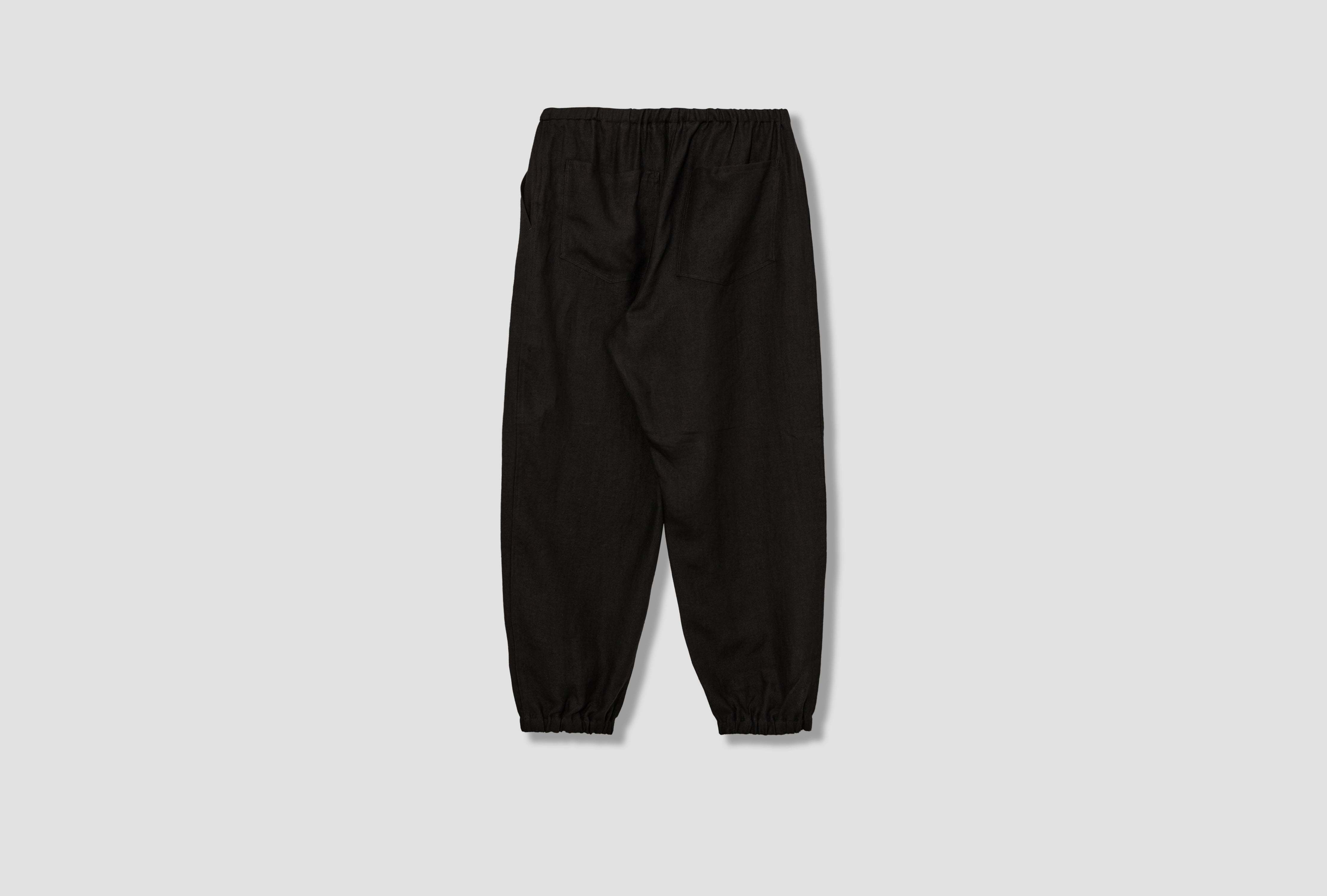 Comoli Drawstring Casual Pants In Brown