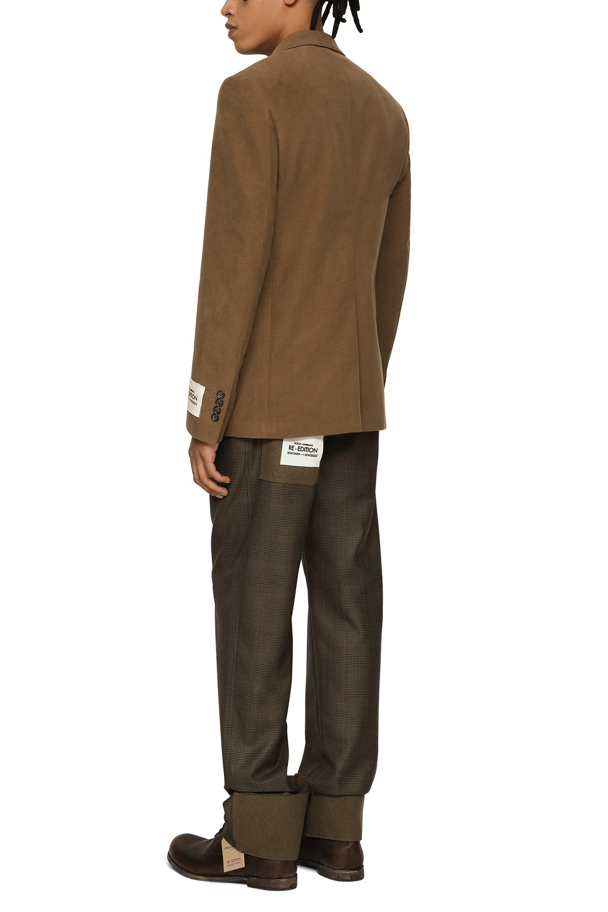 DOLCE & GABBANA SINGLE-BREASTED LONG-SLEEVED BLAZER