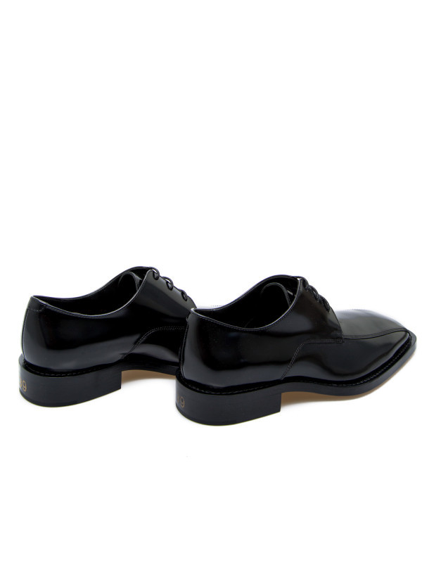 Balenciaga Lace Up Business Dress Shoes In Black