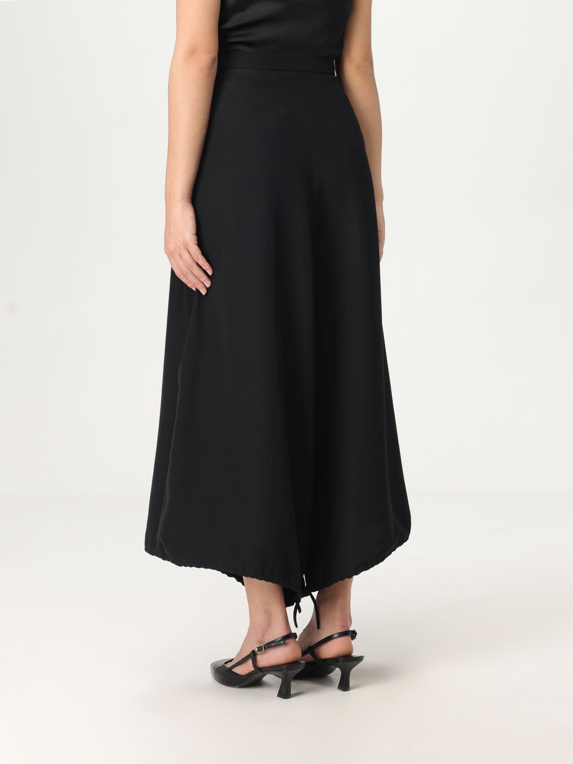 Shop Emporio Armani Side Pocket Skirt In Black