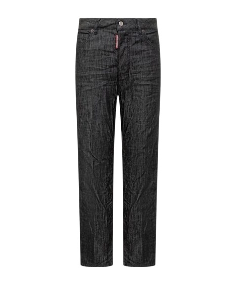 Dsquared2 Medium-rise Flared Jeans In Black