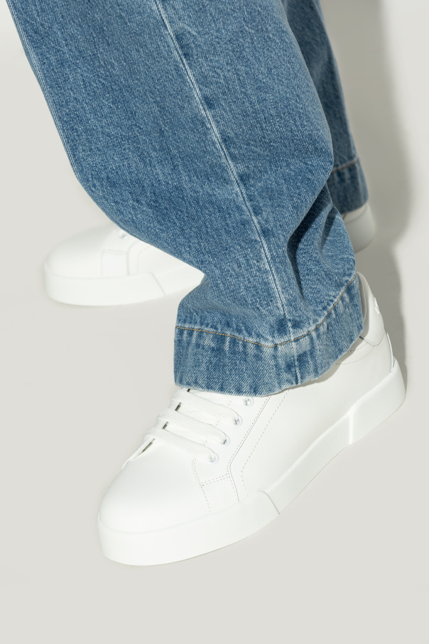 Dolce & Gabbana Women Leather Sneakers