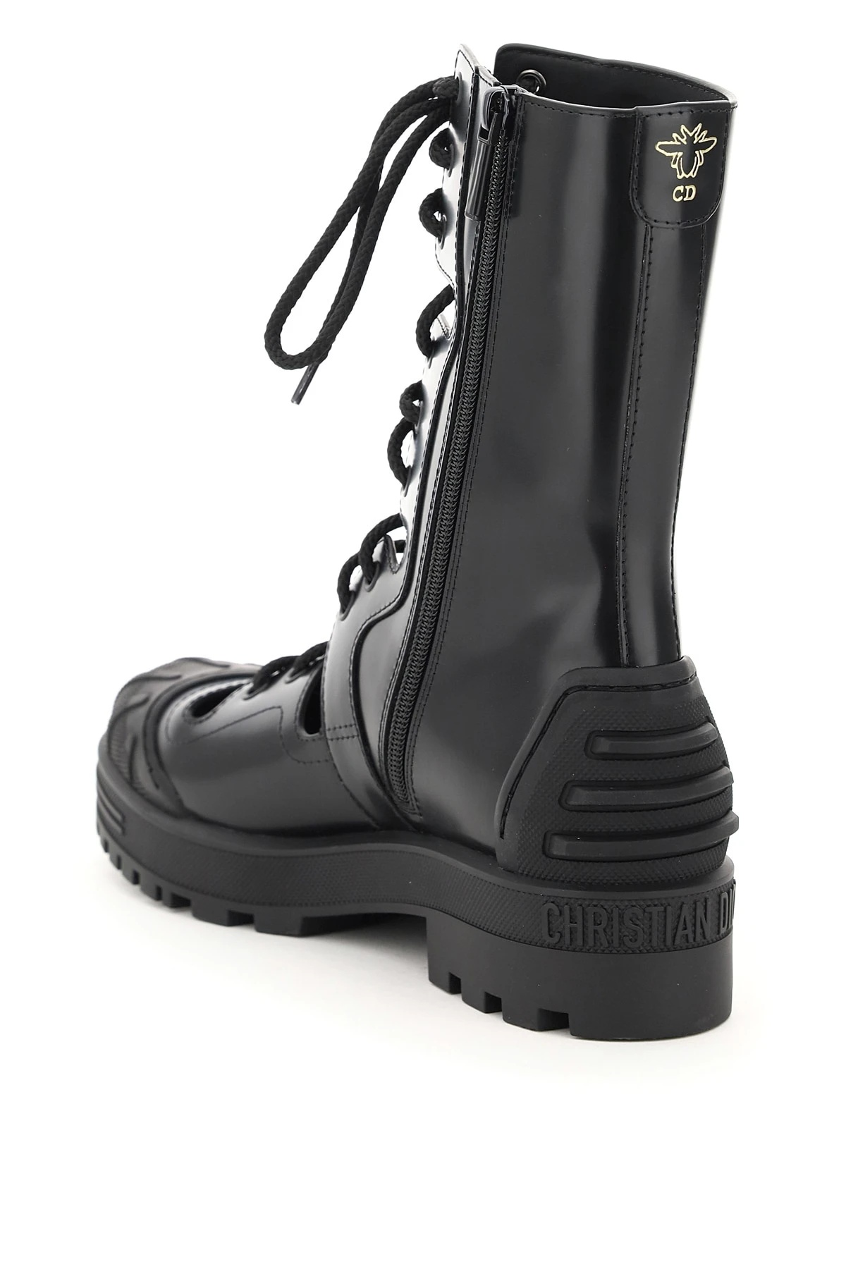 Dior Laced Boots In Black