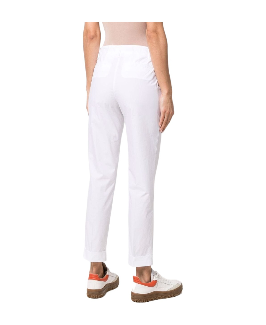 P.a.r.o.s.h . High-waist Tailored Cropped Trousers In White