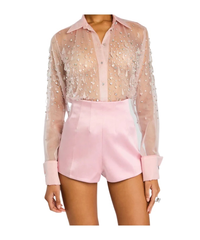 Retroféte Aubriella Embellished Shirt