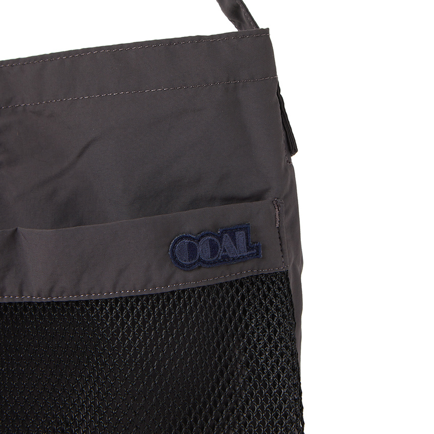 Nanamica Logo Shoulder Bag In Gray