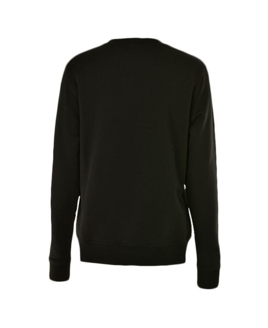 Just Cavalli Sequined Round-necked Sweater In Black