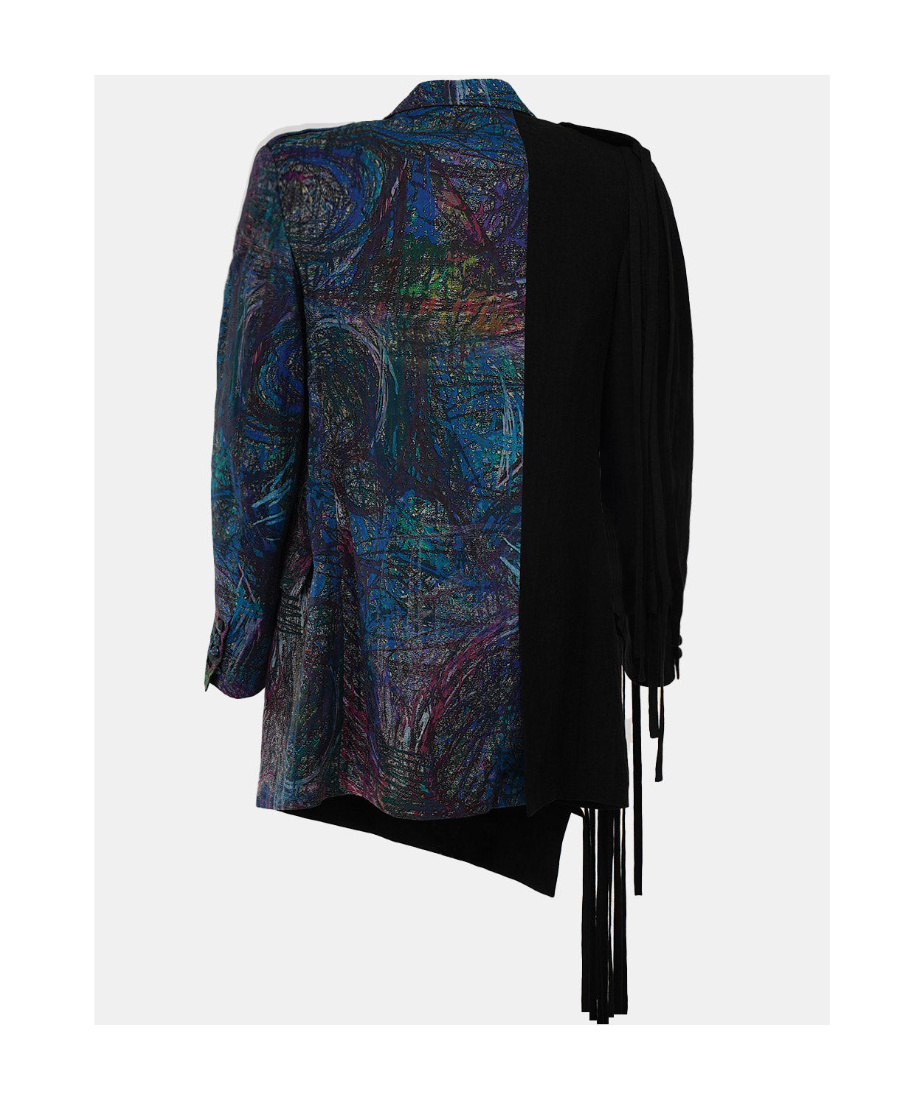 YOHJI YAMAMOTO SPLICED DESIGN SUIT JACKET
