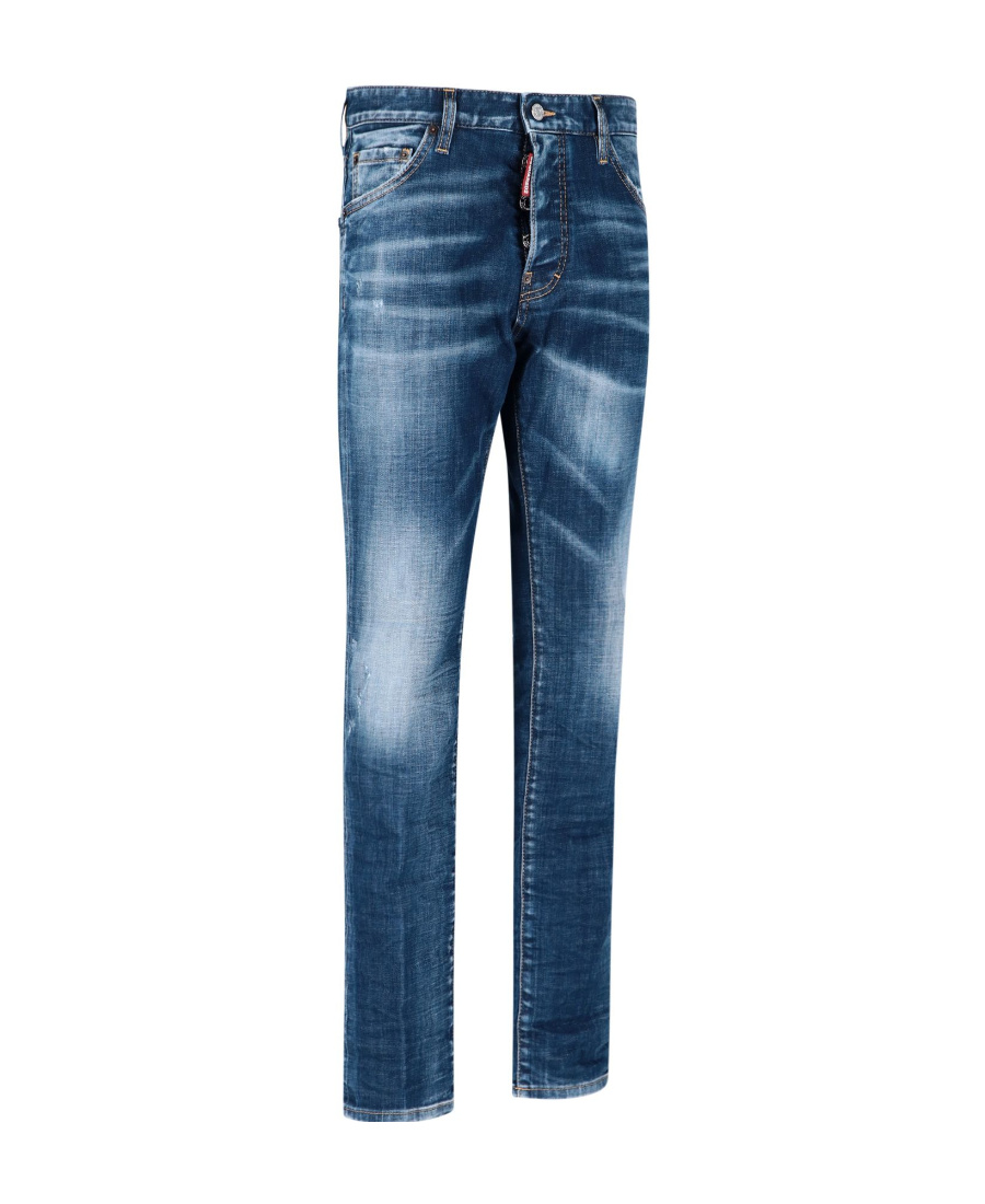 Dsquared2 Jeans Man Jeans Blue Size 36 Cotton In Blue