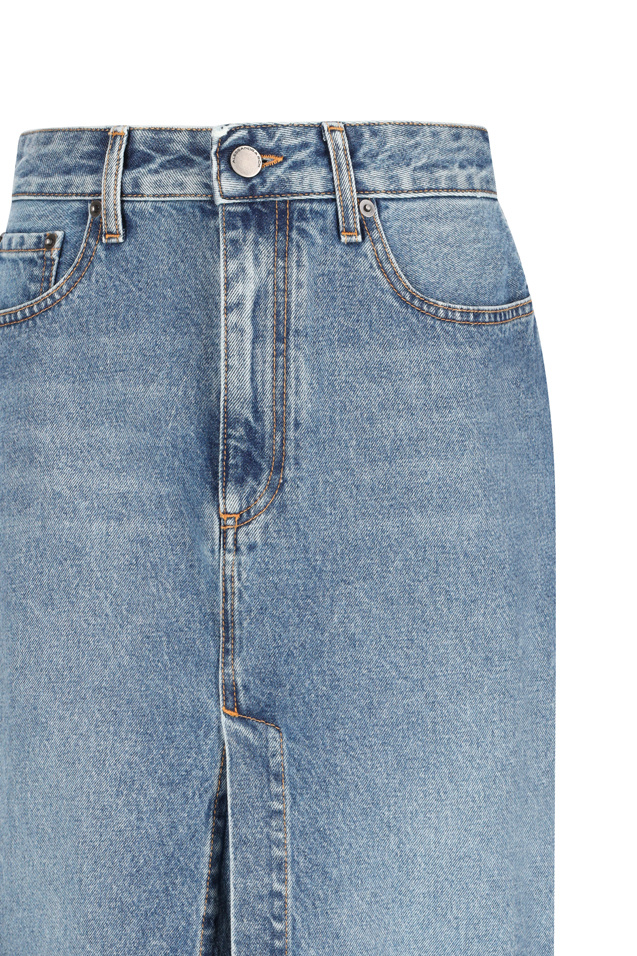 ALESSANDRA RICH DENIM PENCIL SKIRT 