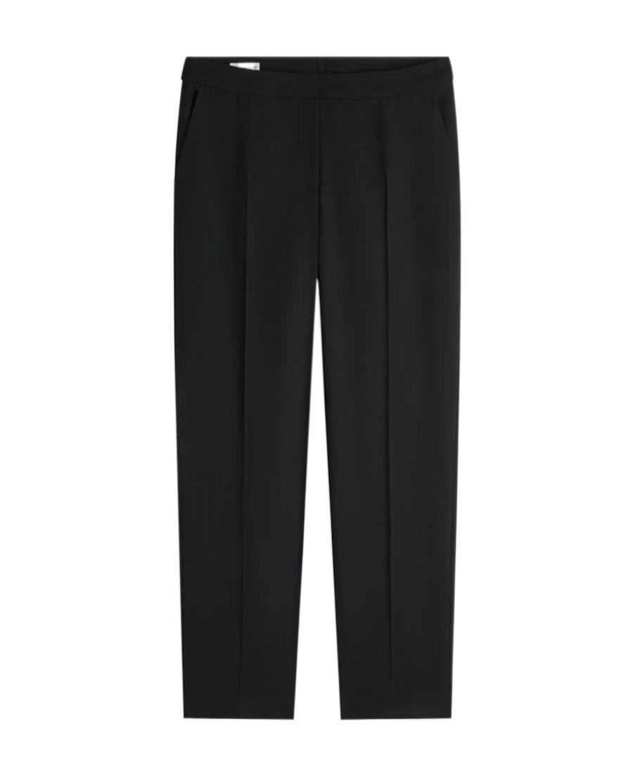 Dries Van Noten Elastic Waist Casual Pants In Black