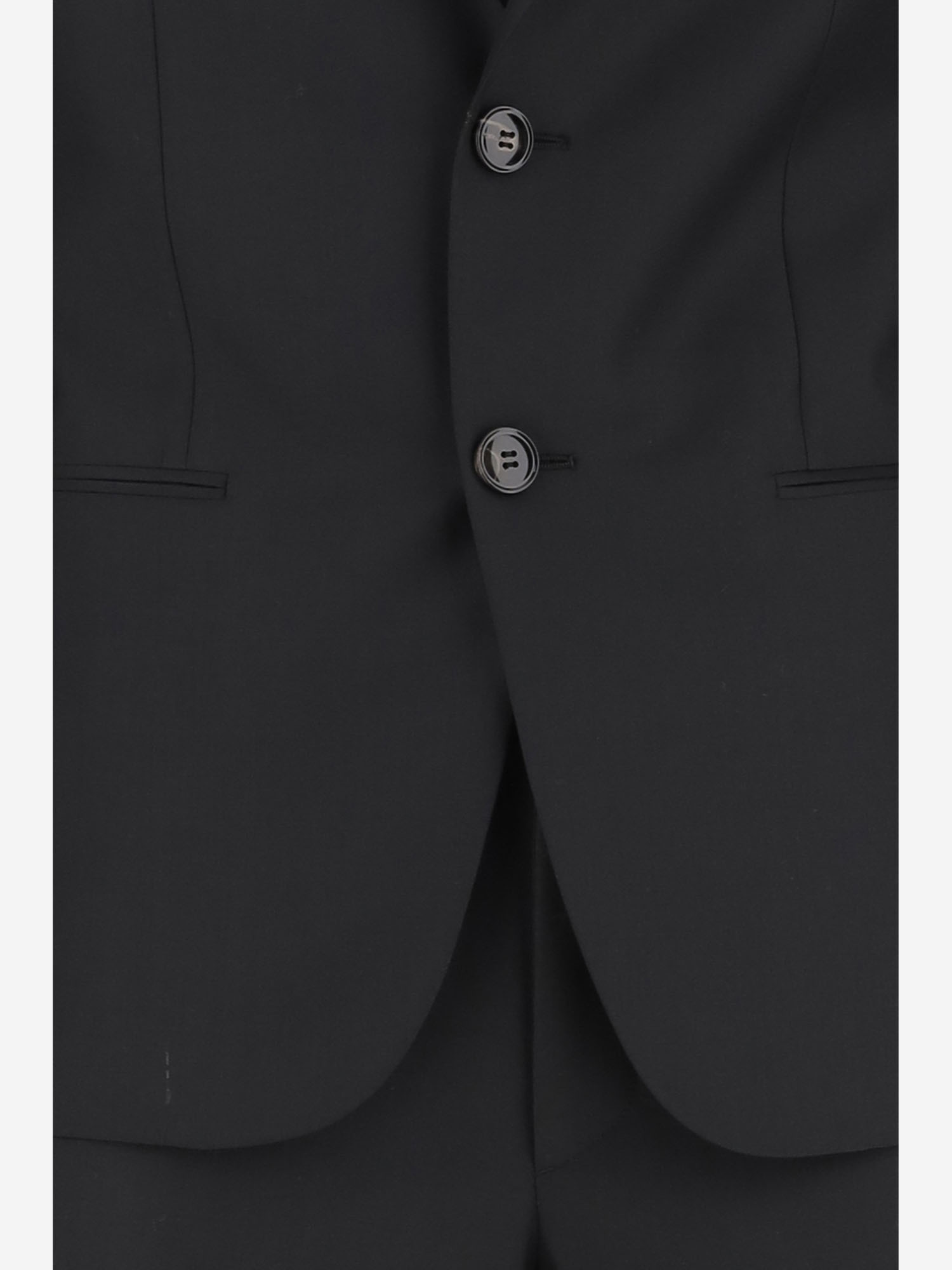 Giorgio Armani Single-breasted Tailored Suit In Black