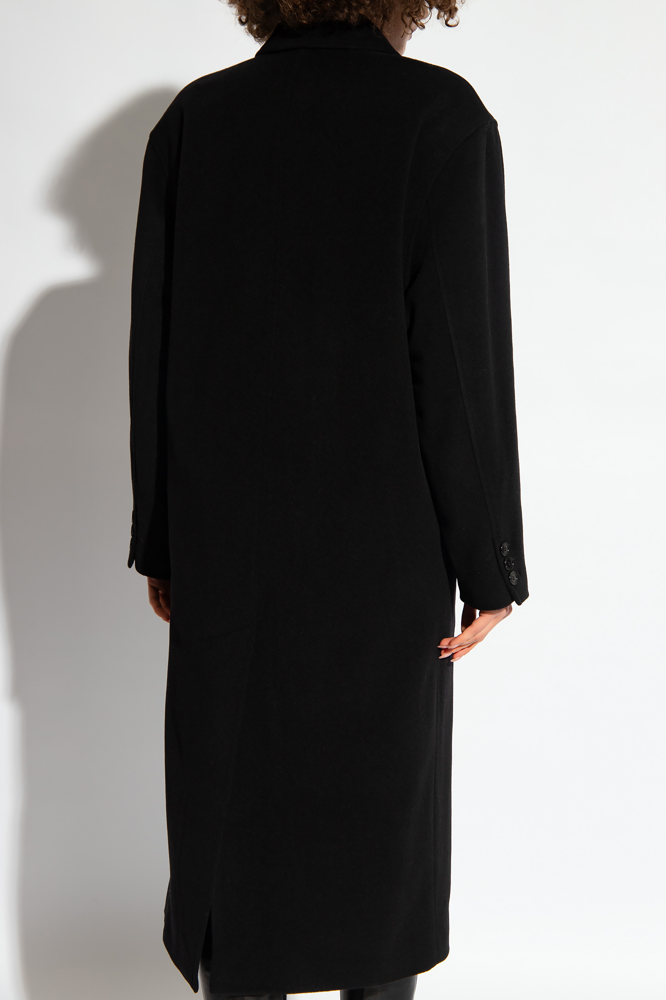 Isabel Marant Long-sleeved Coat In Black