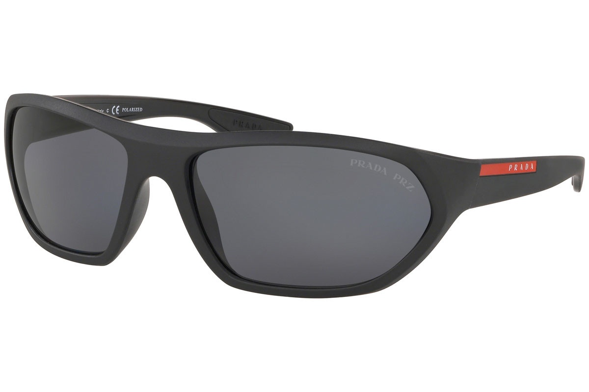 Prada Logo Sunglasses In Gray