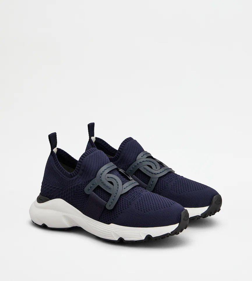 Tod's Kate Sneakers In Technical Fabric In Blue