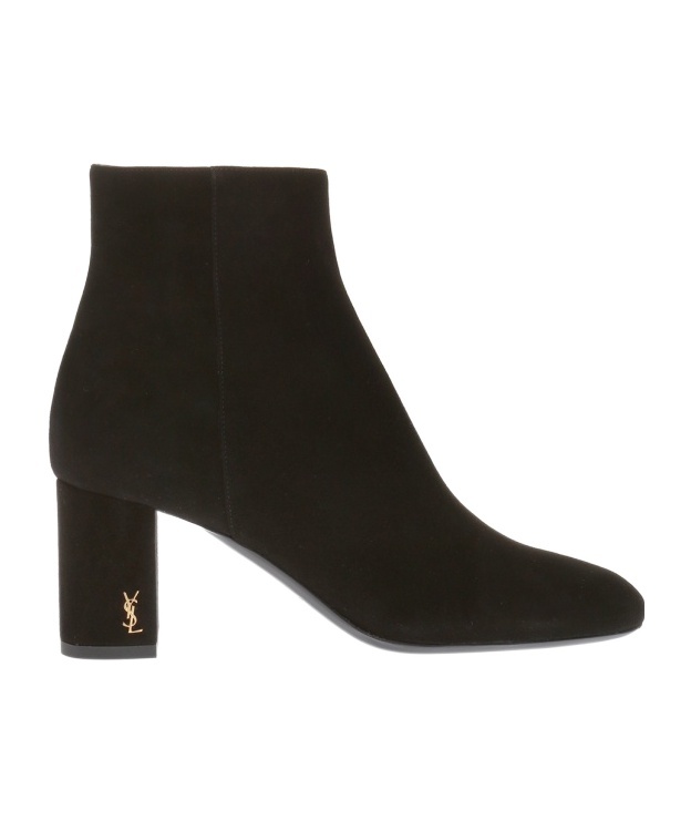Saint Laurent Round Toe Ankle Boots