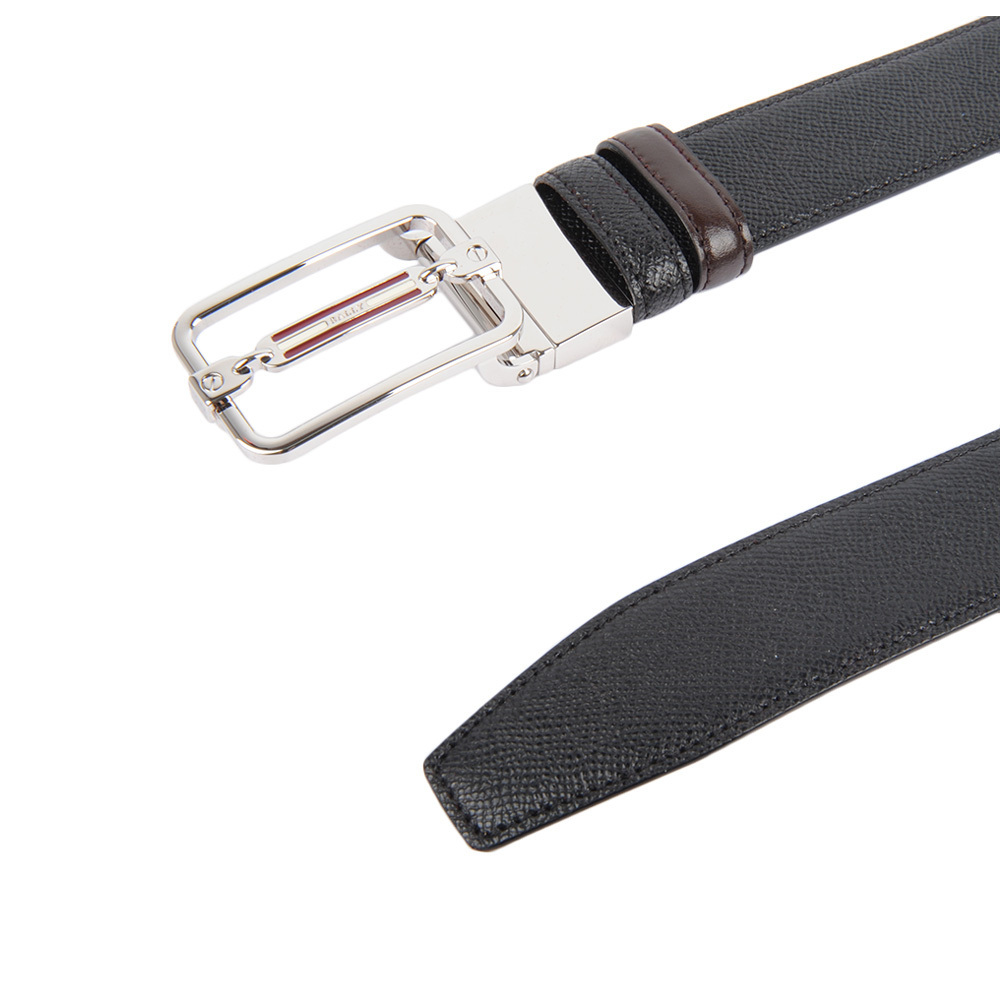 Bally Leather Belt And Wallet Gitftbox In Black
