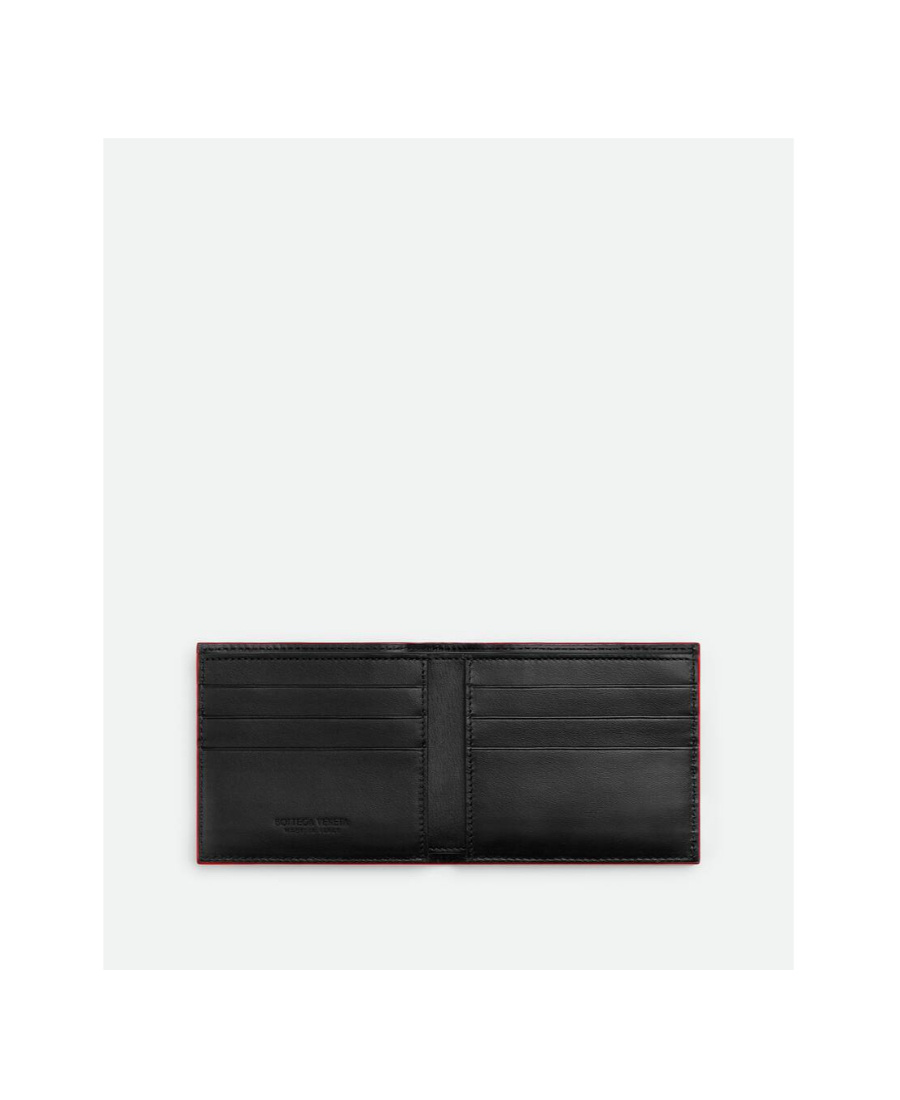 Bottega Veneta Cassette Double-folded Wallet In Black