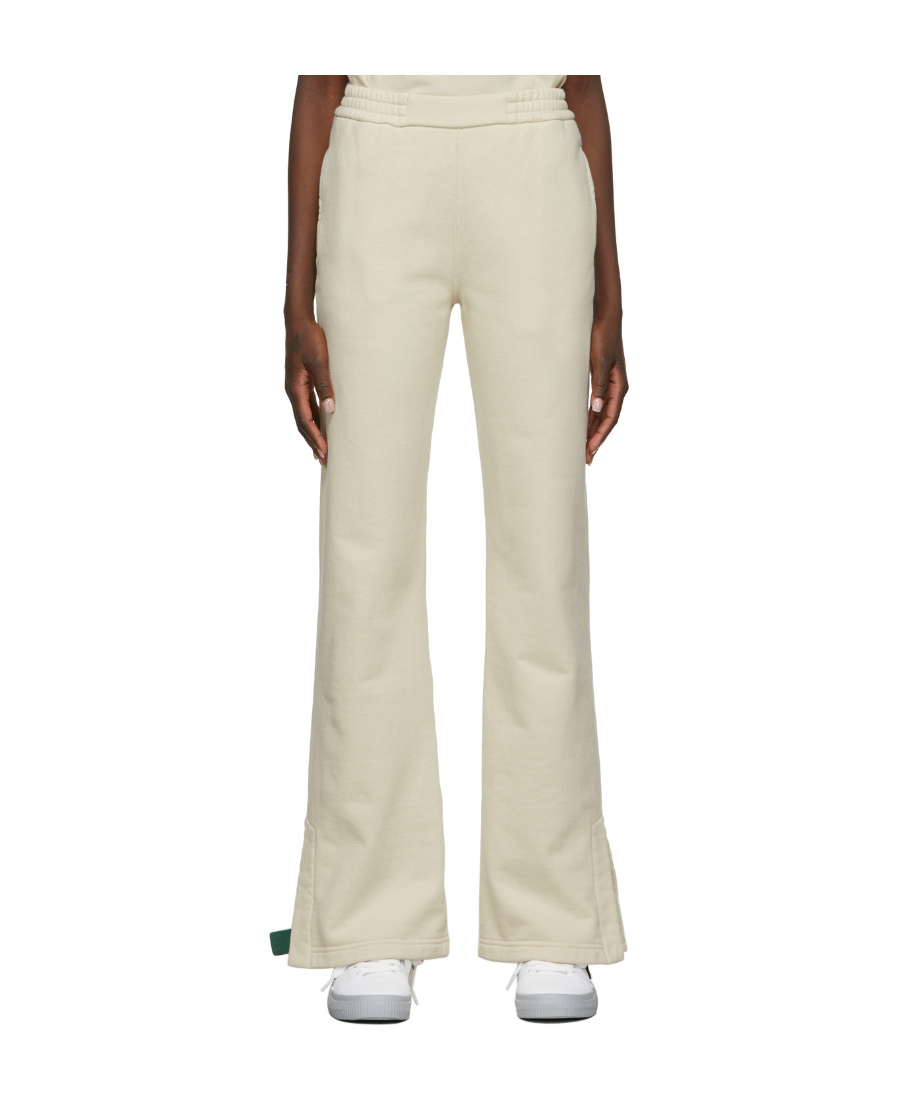 Off-white Beige Diag Lounge Pants In Nude