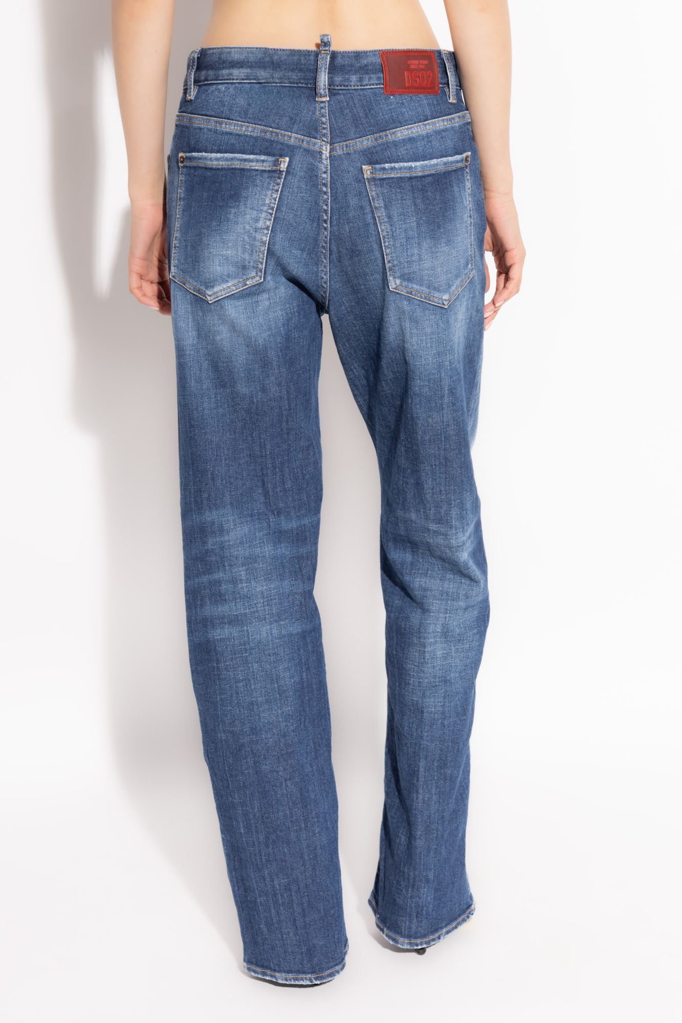 DSQUARED2 STRAIGHT-LEG JEANS