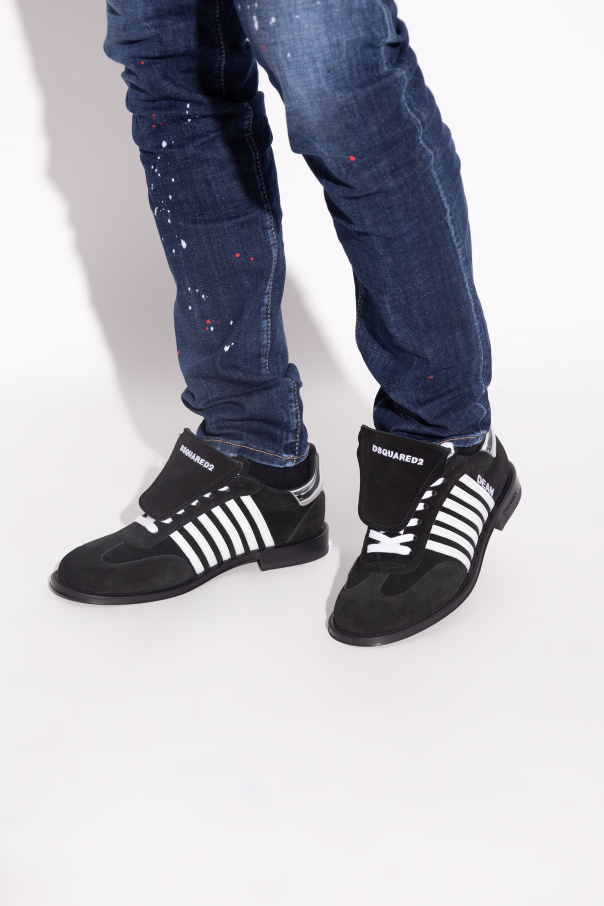 Dsquared2 Boxer Sneakers In Black