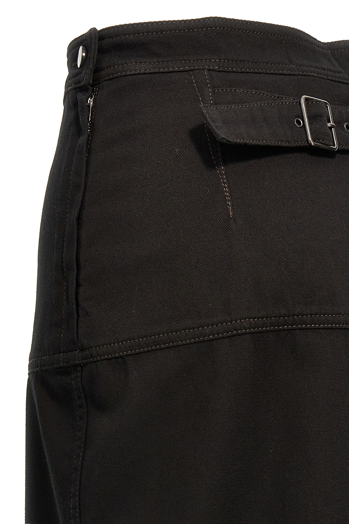 Lemaire Asymmetrical Wrapover Skirts Black In Black