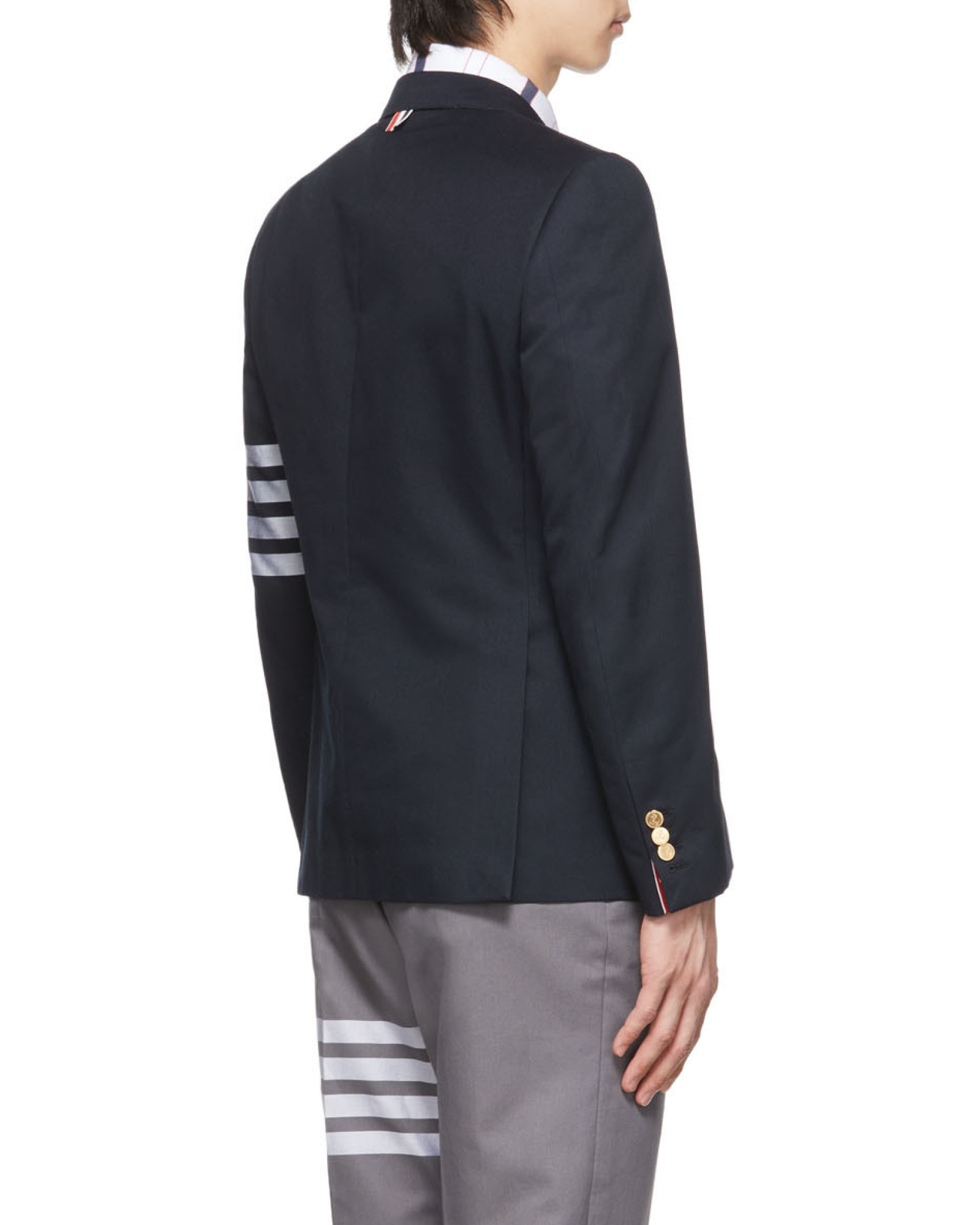 Shop Thom Browne Engineered 4-bar Stripe Classic Sport Coat Jacket