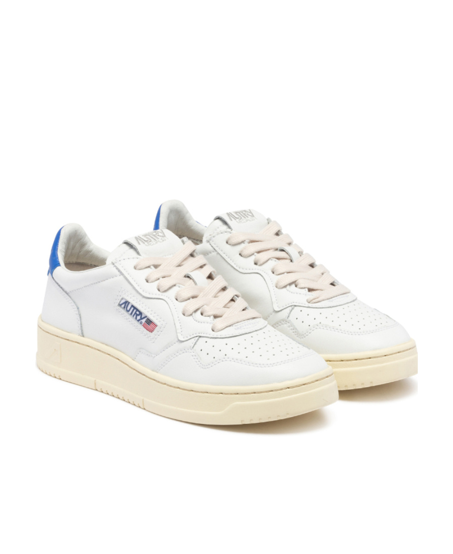 Autry Logo Lace Up Sneakers In White