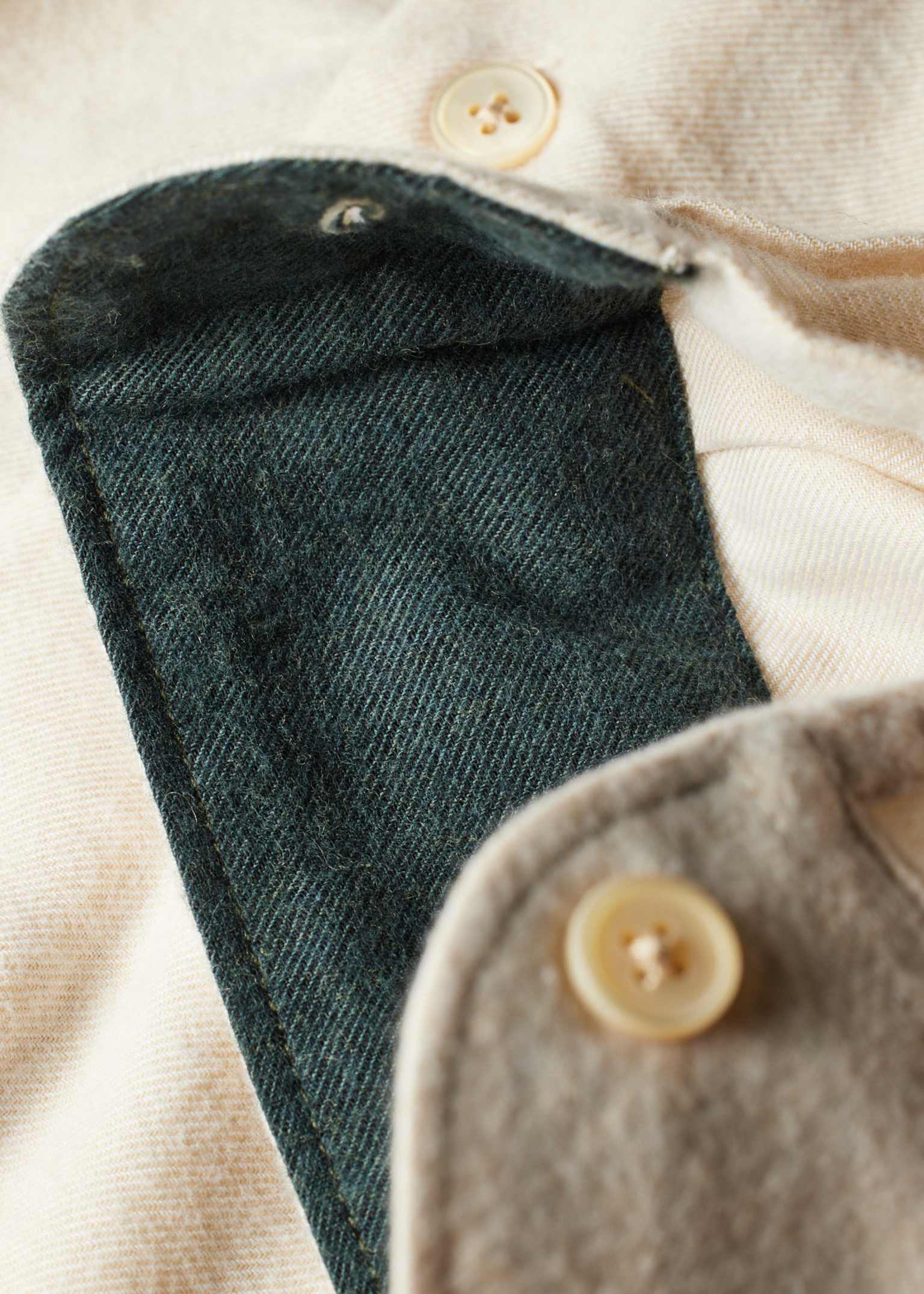 Ps By Paul Smith Ecru Cotton And Wool-blend Flannel Shirt In Neutral