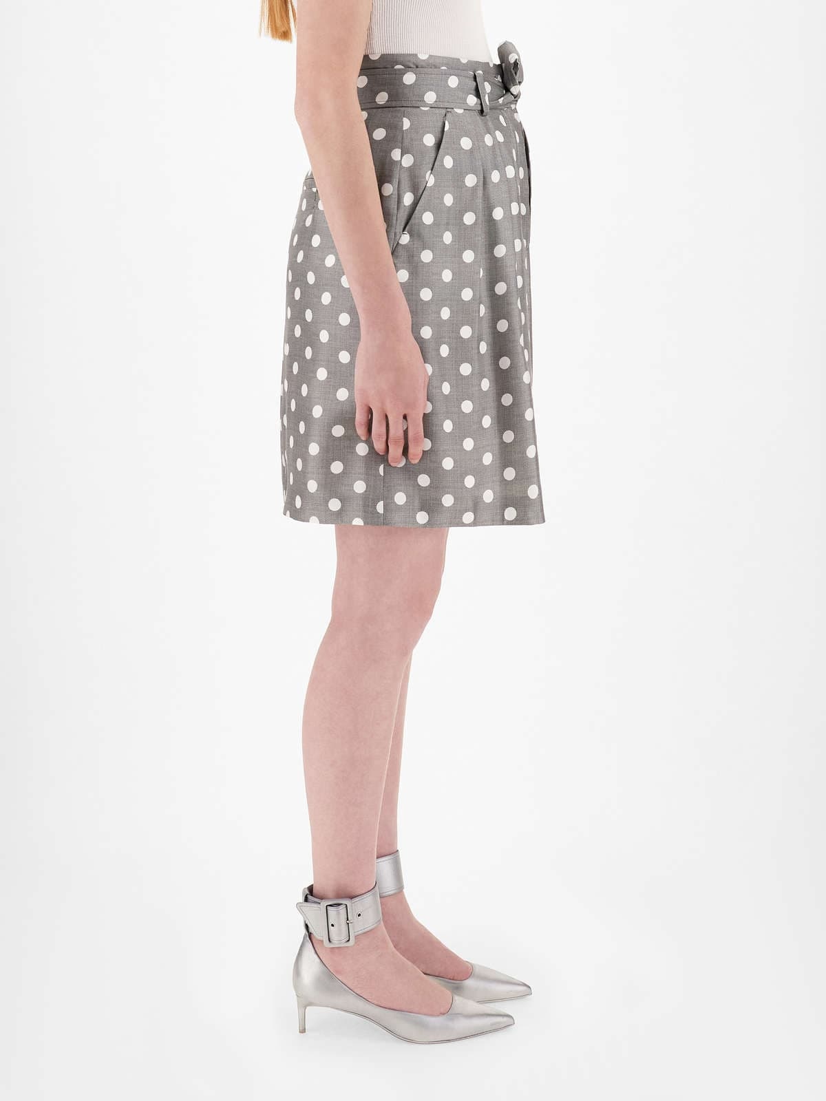 MAX MARA POLKY DOT DESIGN SKIRT