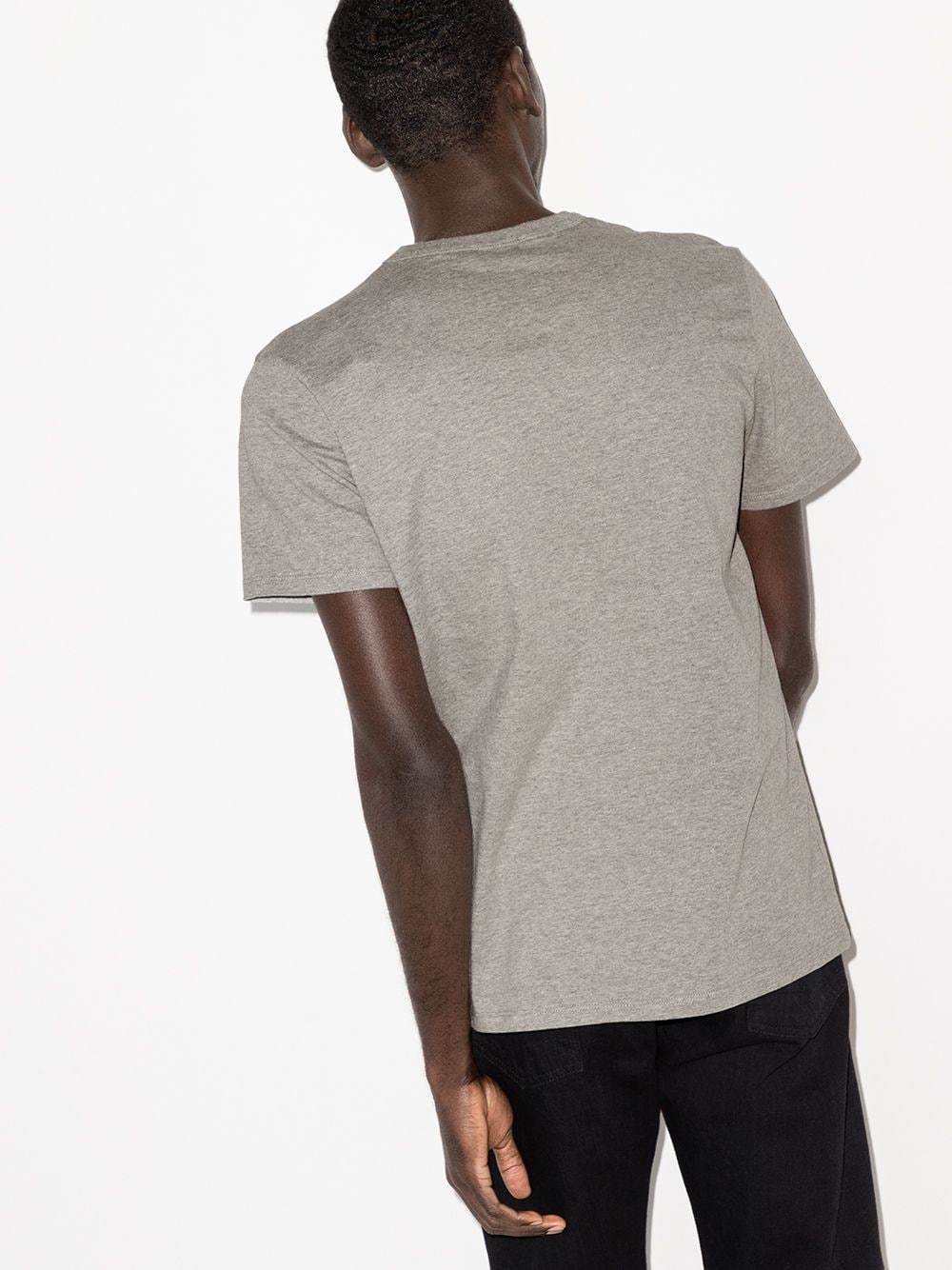 MAISON KITSUNÉ FOX LOGO EMBROIDERED T-SHIRT