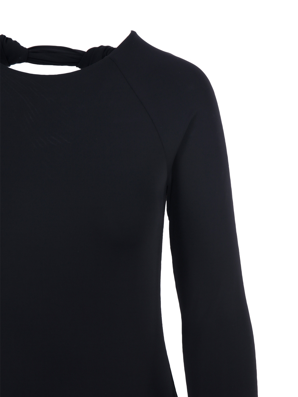 Jil Sander Open-back Long-sleeved Bodysuit In Black