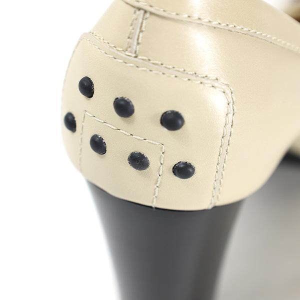 Tod's Round Head High Heels In Nude