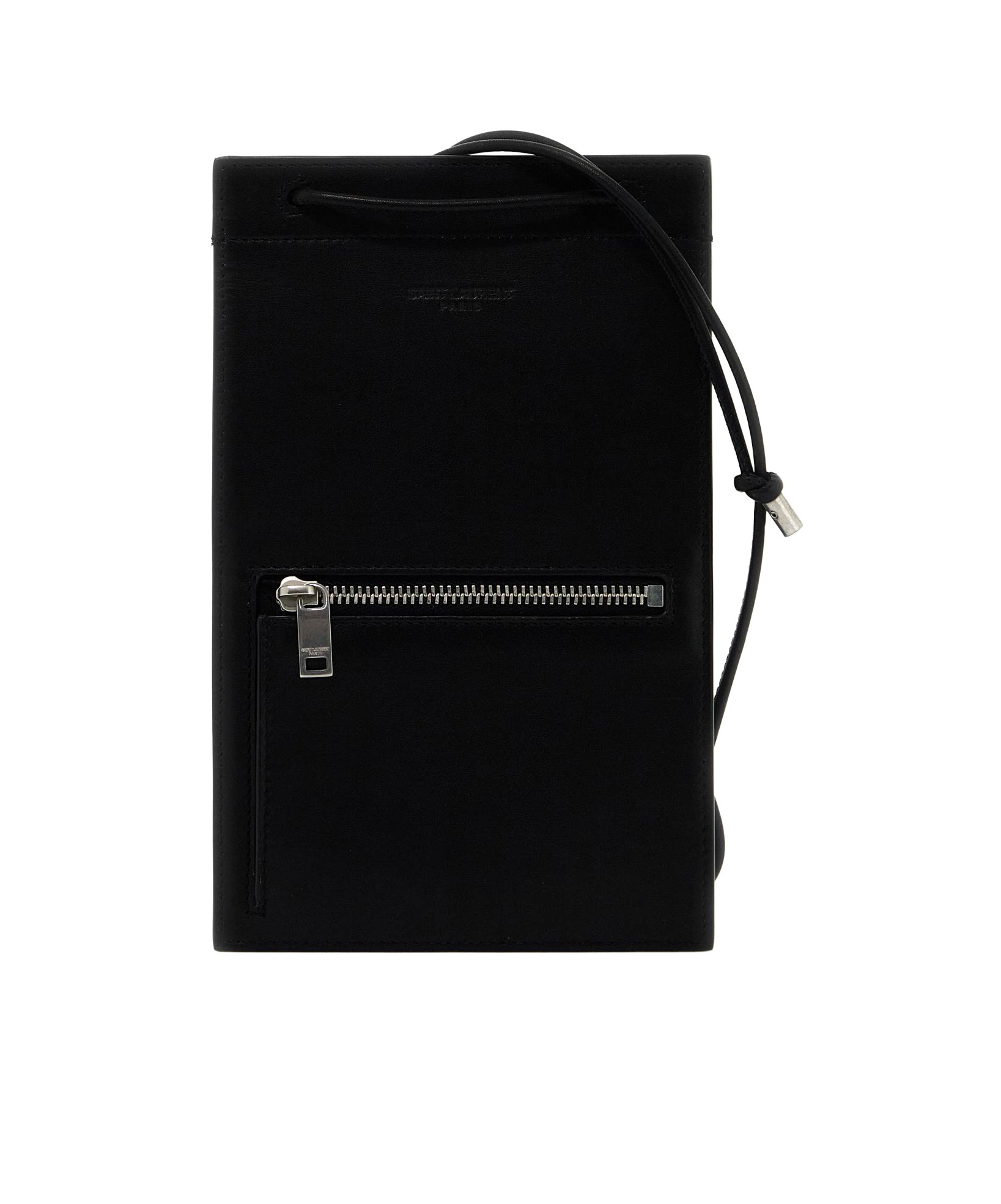 Saint Laurent Logo Wallet In Black