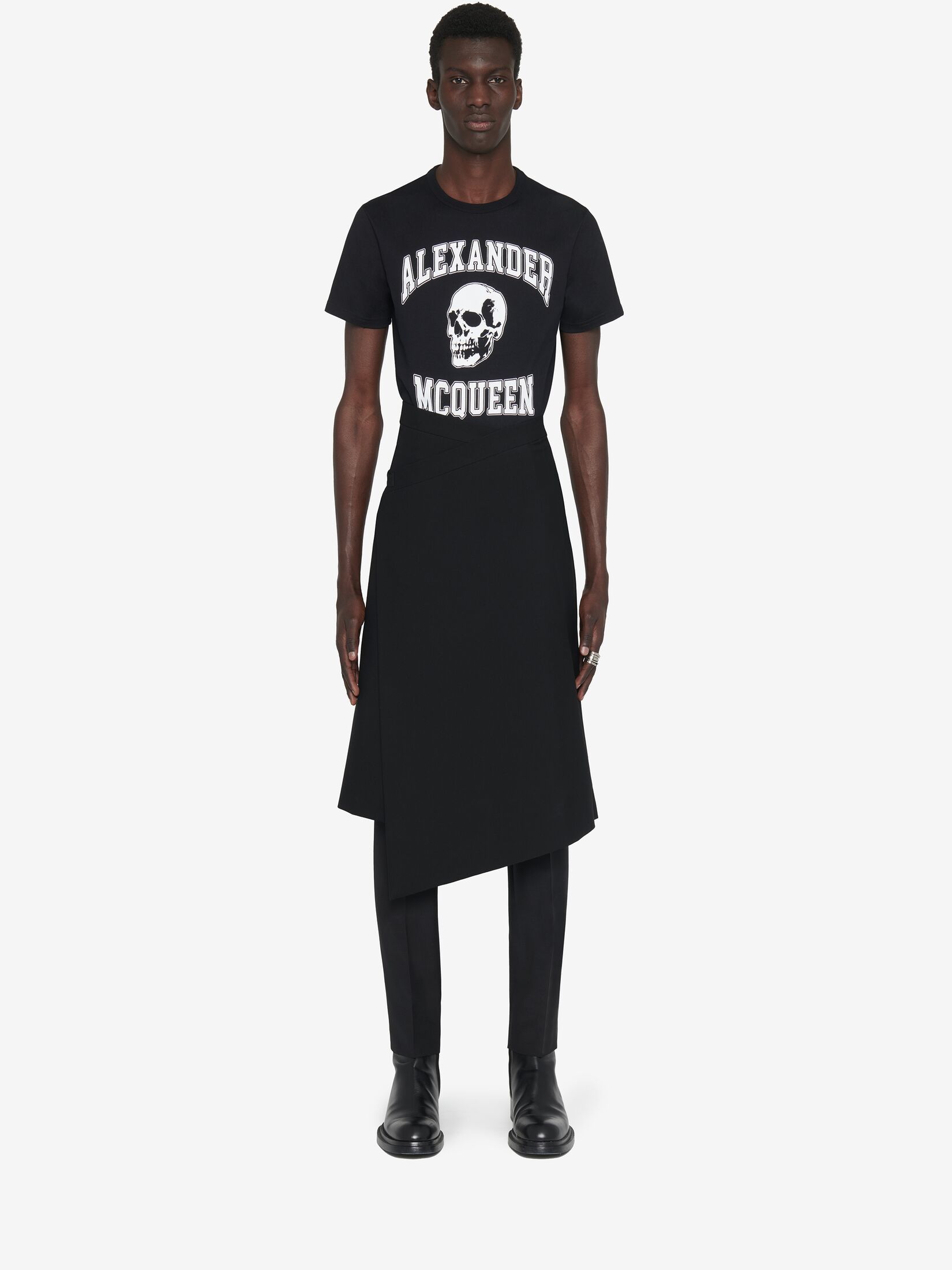 Alexander Mcqueen Alexander Mc Queen Skull T Shirt In Black