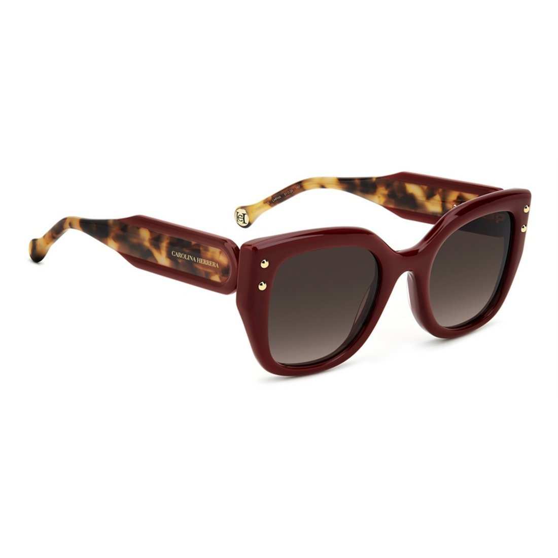 Carolina Herrera Butterfly-frame Sunglasses In Brown