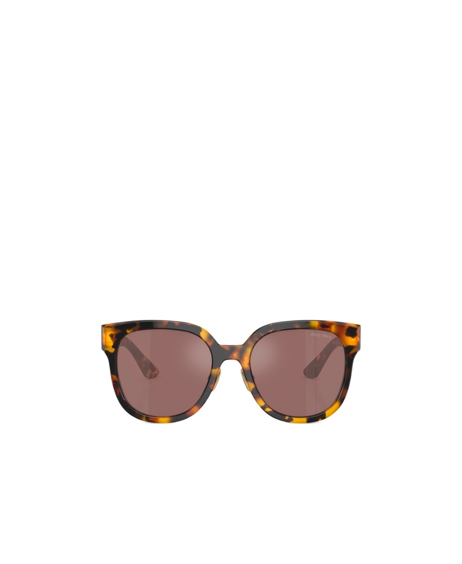 Miu Miu Womens Brown Mu 01zs Square-frame Acetate Sunglasses In Brown