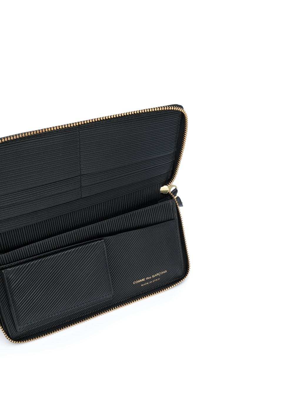Comme Des Garçons Zipper Long Purse In Black