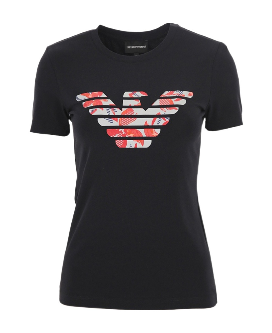 EMPORIO ARMANI ROUND-NECKED LOGO T-SHIRT