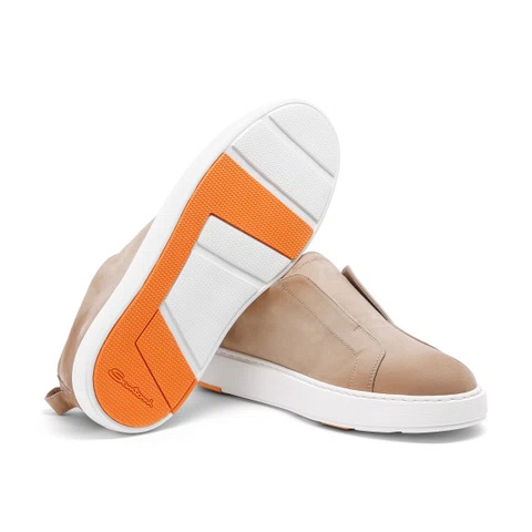 Santoni Suede Loafers In Multi