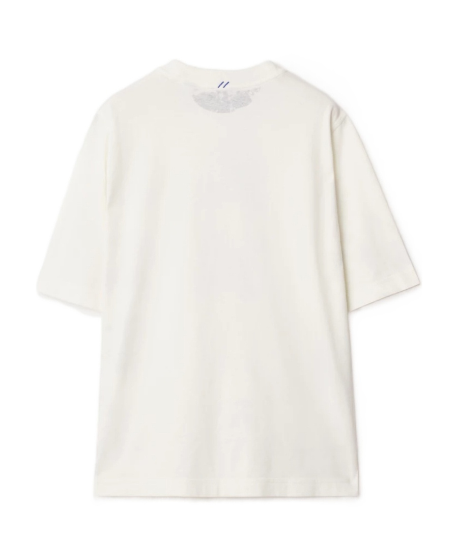 BURBERRY BURBERRY ALLOVER LOGO PRINED CREWNECK T-SHIRT