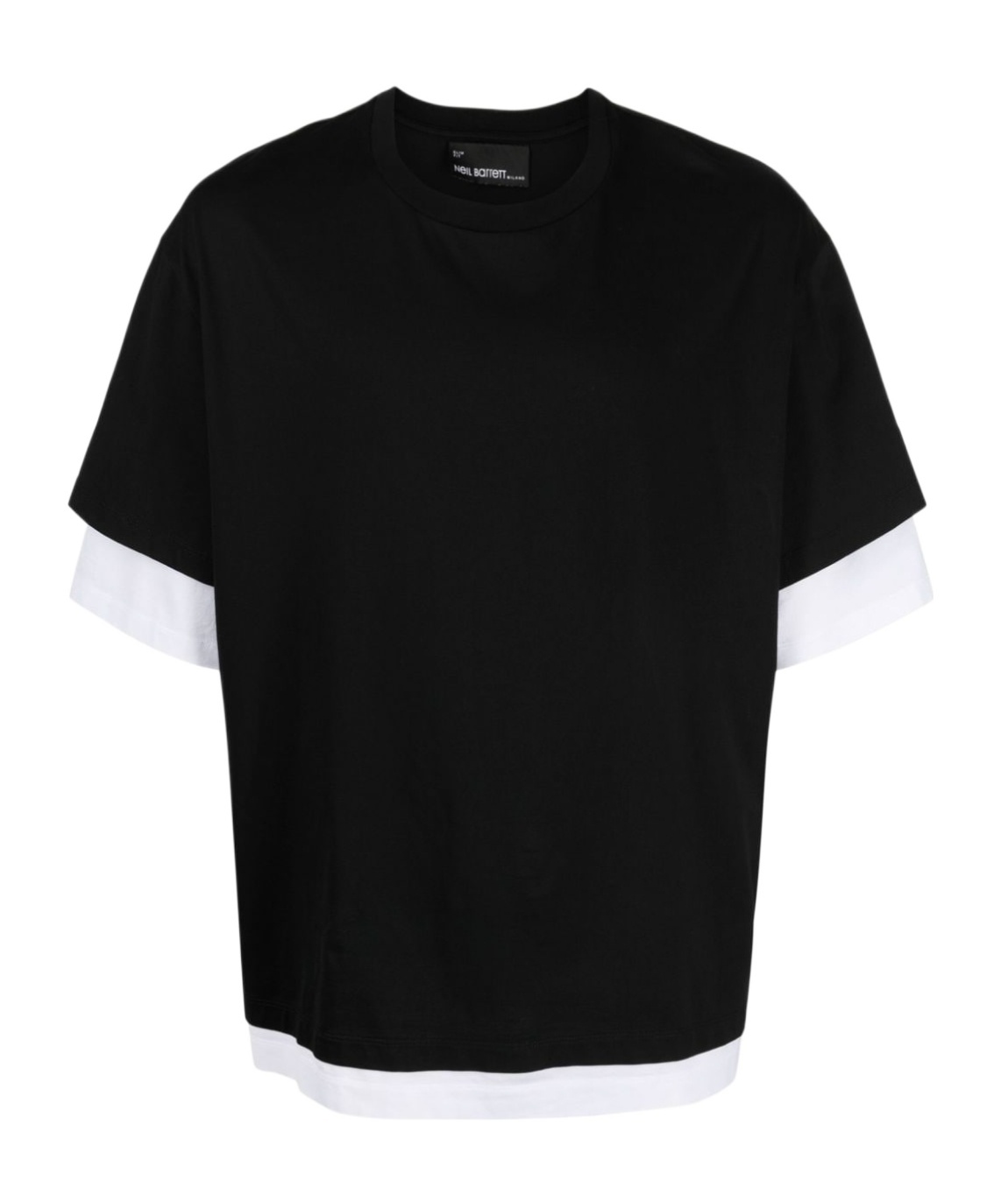 Neil Barrett Travel Layer-effect T-shirt In Black