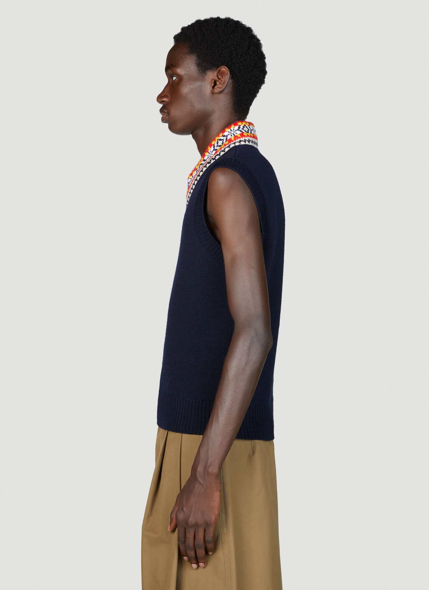 Bottega Veneta V-neck Knitted Sweater In Black