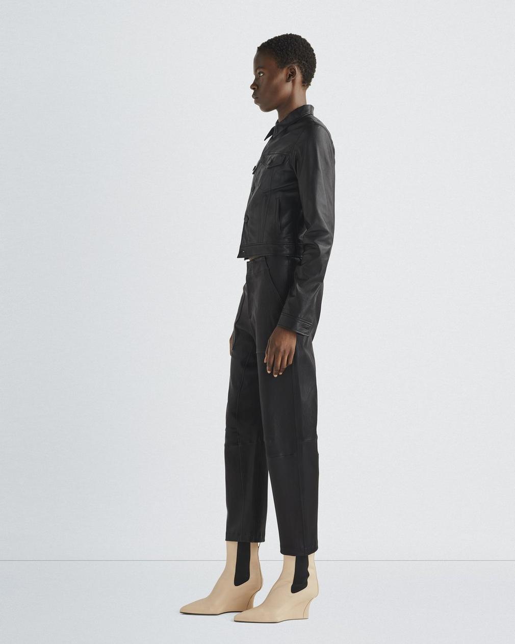 Rag & Bone Long-sleeved Leather Jacket